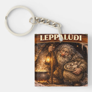 Leppaludi Icelandic Yule Lad Keychain