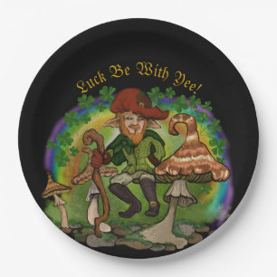 Leprachaun Luck be With Yee!~Throw Pillow Paper Plate