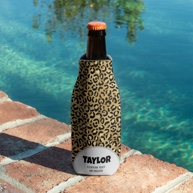 leprard Print Custom  Bottle Cooler (In Situ Pool)
