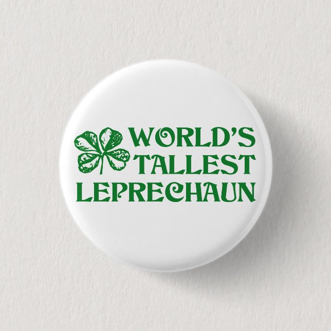 Leprechaun 1 Inch Round Button (Front)