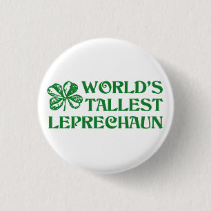 Leprechaun 1 Inch Round Button