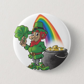 Leprechaun 2 Inch Round Button