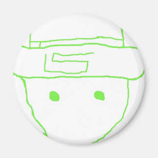 Leprechaun Amateur Sketch Magnet