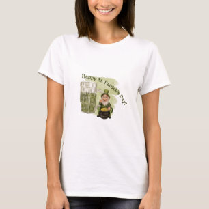 Leprechaun and Green Beer St. Patrick's Day T-Shirt