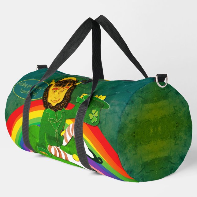 Leprechaun Arc en ciel Imprimer Couper le sac à co (Coin gauche)