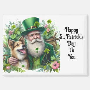 Leprechaun Avec Aimant Chien