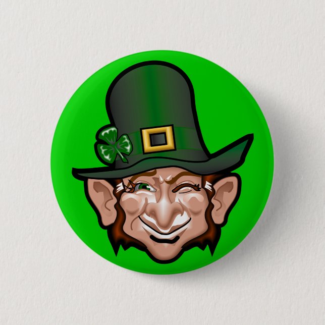 Leprechaun Button (Front)