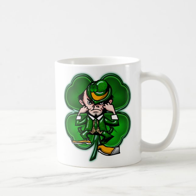 Leprechaun Clover Mug (Right)