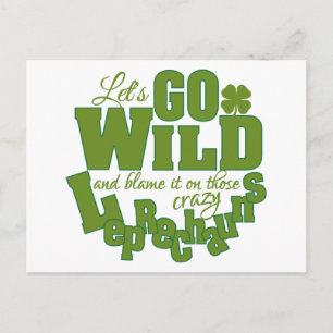 Leprechaun custom postcard