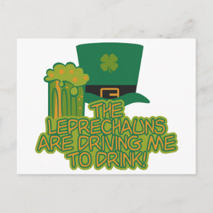 Leprechaun custom postcard