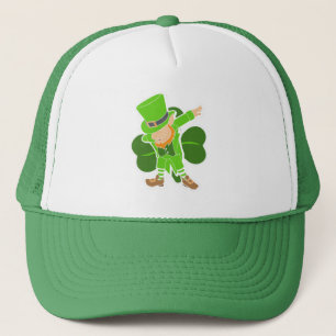 Leprechaun Dab Dance St Patricks Day Trucker Hat