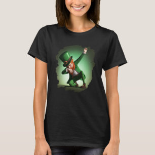 Leprechaun Dabbing Dancing Dance St Patricks Day   T-Shirt