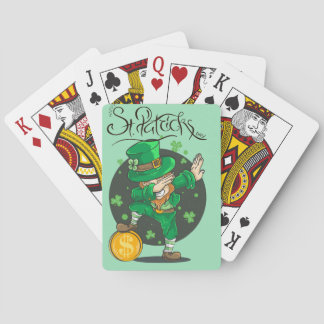 Leprechaun Done Playing Cards