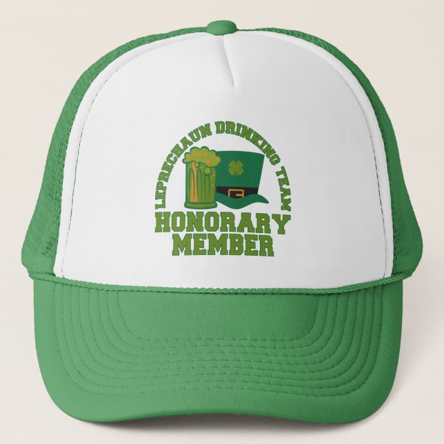 Leprechaun Drinking Team hat - choose colour (Front)