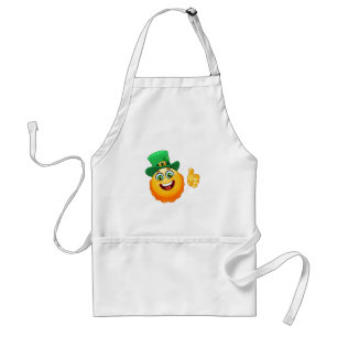 leprechaun emoji standard apron