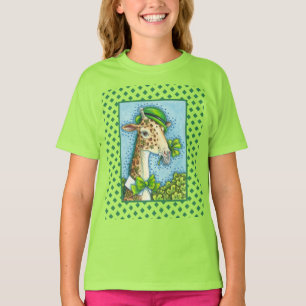 LEPRECHAUN GIRAFFE COLORFUL ST. PATRICK'S DAY CUTE T-Shirt