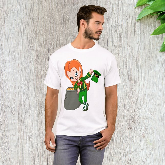Leprechaun Girl Mens T-Shirt (Creator Uploaded)