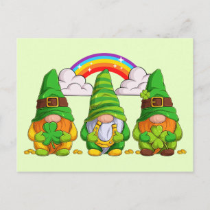 Leprechaun Gnomes Postcard
