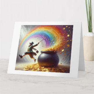 Leprechaun Golden Rainbow, Card