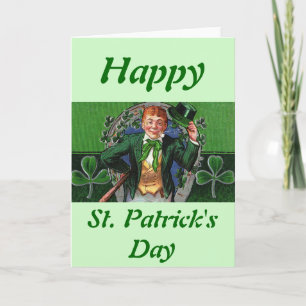 Leprechaun Greeting Card