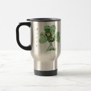 Leprechaun "Happy St. Patrick's Day"  Travel Mug