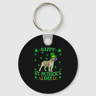 Leprechaun Hat French Bulldog St. Patrick's Day Keychain