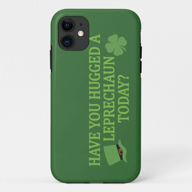 Leprechaun Hug custom  iPhone case (Back)