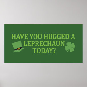 Leprechaun Hug custom poster
