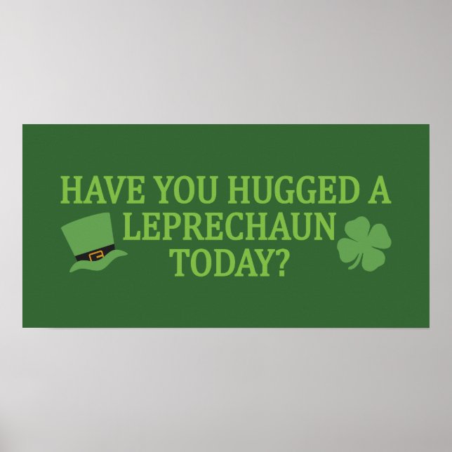 Leprechaun Hug custom poster (Front)