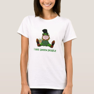 leprechaun, I see green people T-Shirt