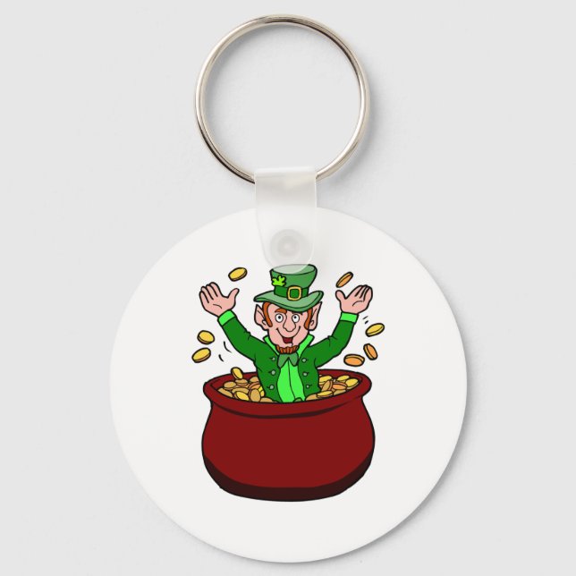 Leprechaun In Alabama Keychain (Front)