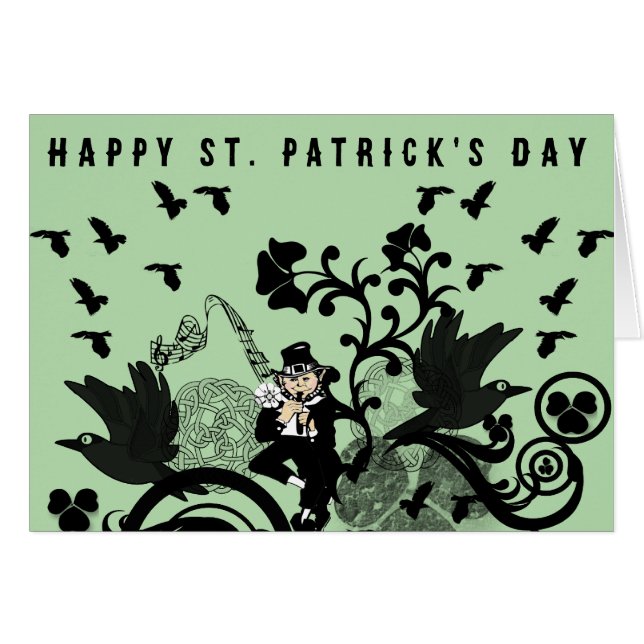 Leprechaun in Black (Front Horizontal)