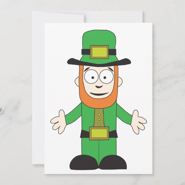 Leprechaun Invitation (Front)