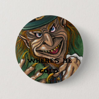 LEPRECHAUN Irish Button