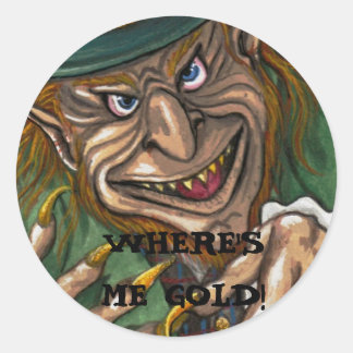 LEPRECHAUN Irish Sticker