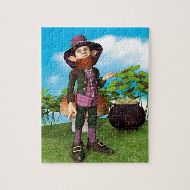 Leprechaun Jigsaw Puzzle (Vertical)