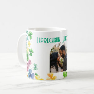 Leprechaun Juice Inside with custom photo Coffee Mug
