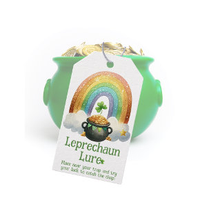 Leprechaun Lure, St Patricks Day Trap Bait Gift Tags