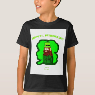 Leprechaun Magic Boys Black Basic T Shirt