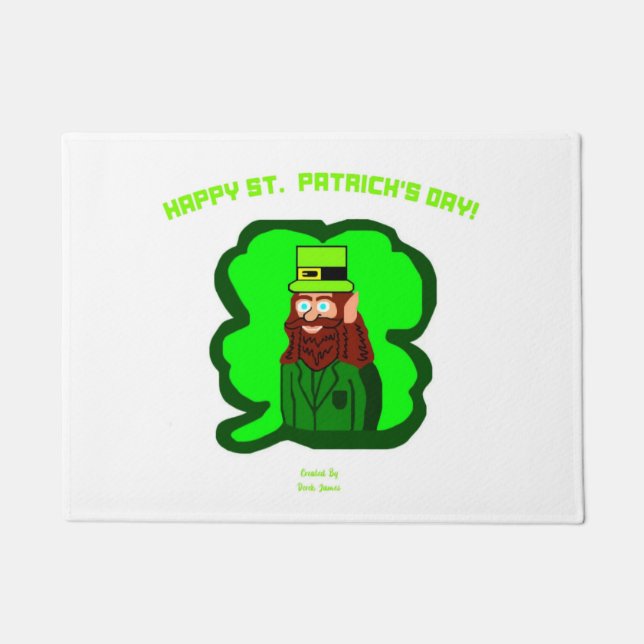 Leprechaun Magic Door Mat (Front)