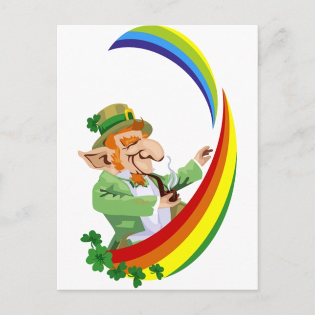 Leprechaun Magic Postcard (Front)