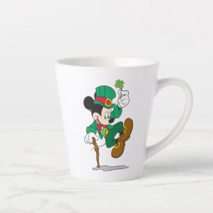 Leprechaun Mickey Mouse   St. Patrick's Day 2 Latte Mug