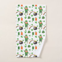 Leprechaun Motif, Irlandais, Irlande, St. Paddy's