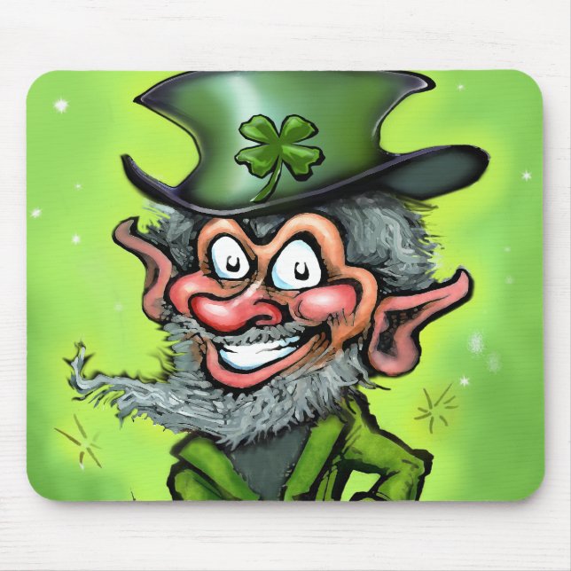 Leprechaun Mouse Pad (Front)