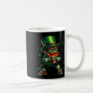 Leprechaun Playing Football St Patricks Day Sport Coffee Mug