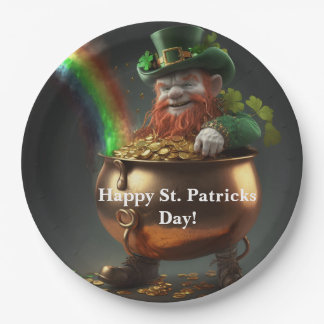 Leprechaun Pot Of Gold Paper Plates
