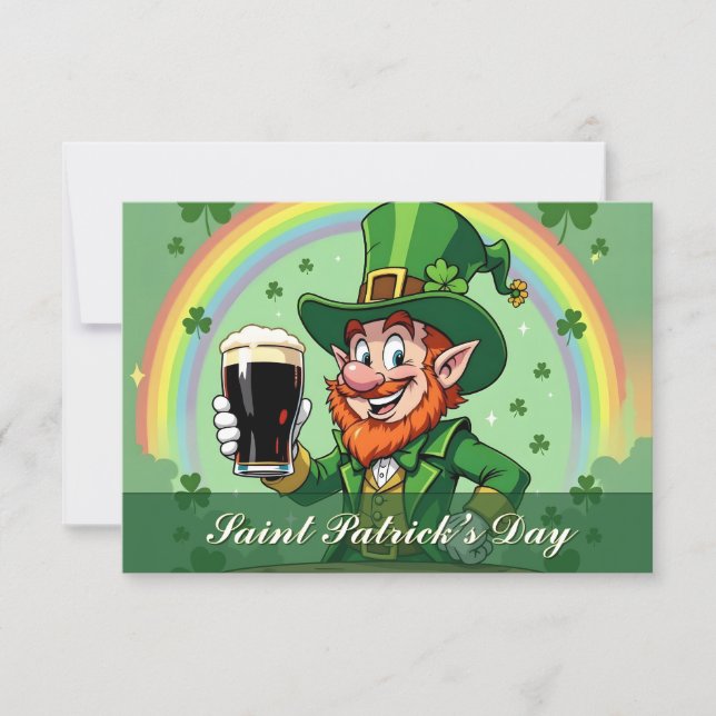 Leprechaun’s Cheers Beneath the Rainbow (Front)
