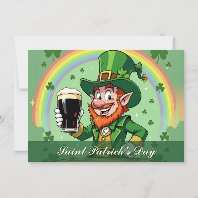 Leprechaun’s Cheers Beneath the Rainbow (Front)