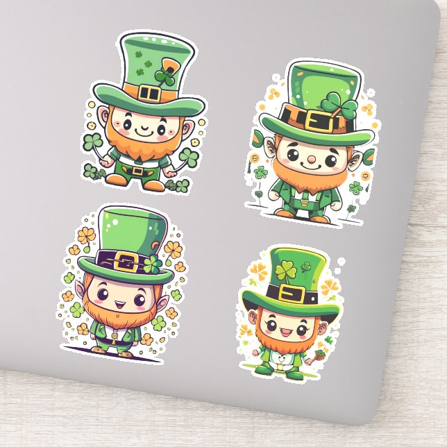 Leprechaun set autocollant ! (Détail)
