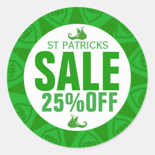 Leprechaun Shoe-St Patrick's Sale Sticker